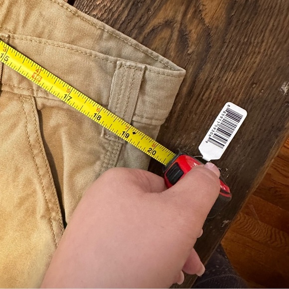 Carhartt Rugged Flex Men 40x32 Relaxed Fit Canvas Fleece Lined Utility Work Pant - Picture 8 of 9